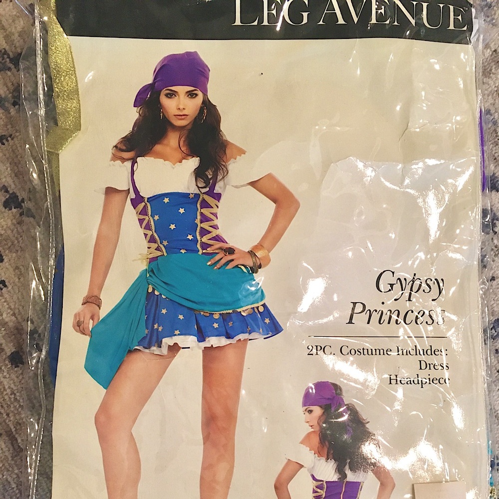Gypsy Princess 🔮 Costume by Leg Avenue EUC Sz S/M!